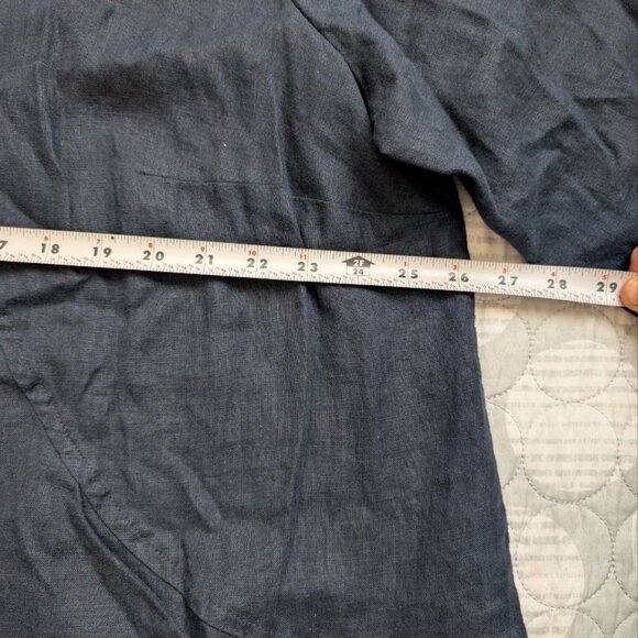 Flax Women`s 100% Linen Button Front Jacket Shirt Size 1G 18-20 XL - Picture 13 of 14